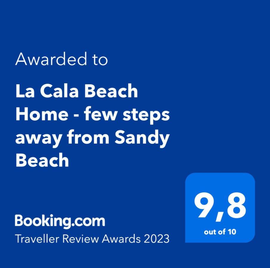 La Cala Beach Home - Beachfront Few Steps Away From Sandy Beach La Cala De Mijas Exterior foto